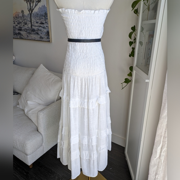 Luxxel Smock Tiered Maxi Dress - Picture 5 of 6